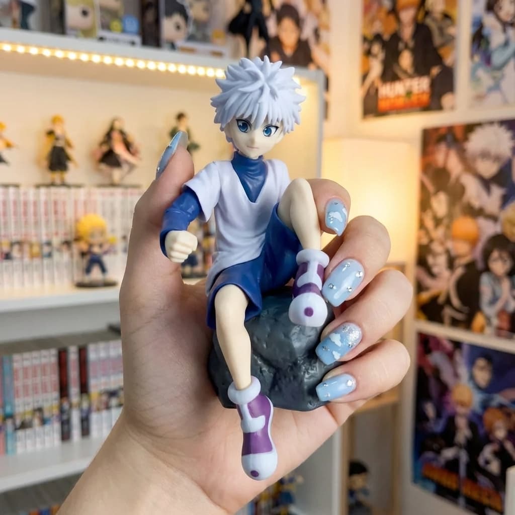 Figura Killua Sentado (Hunter x Hunter) | PVC | 13 cm - Vista 3