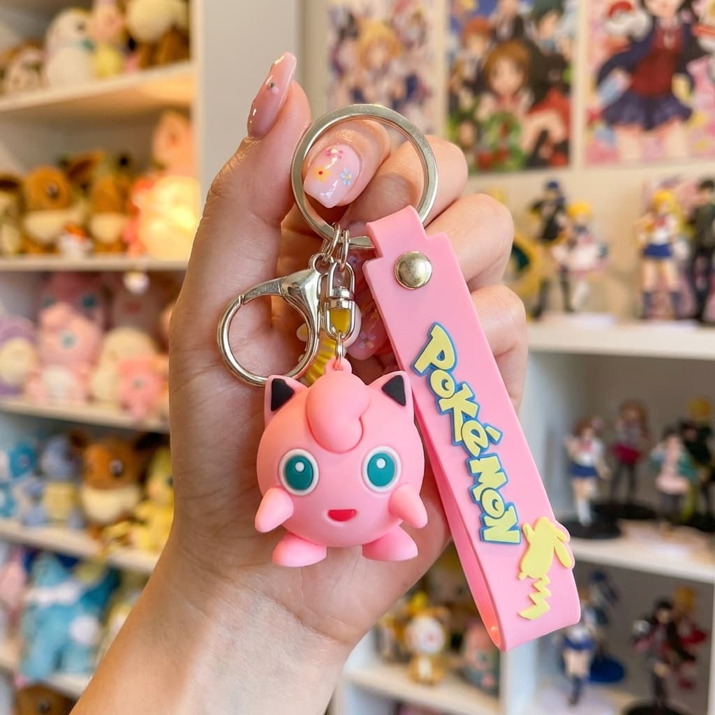 Llavero ChibiCharms - Jigglypuff (Pokémon) | PVC | 5 cm - Vista 2