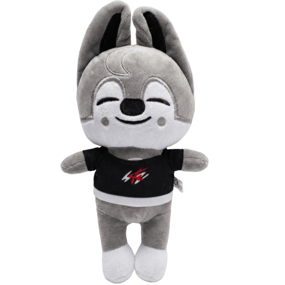 Peluche Wolf (Bang Chan): (SKZOO) | Felpa Suave | 20 cm
