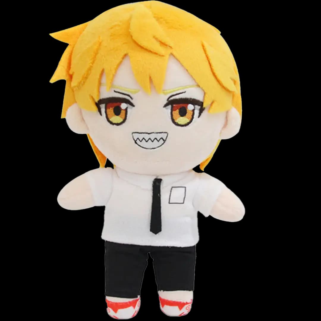 Peluche Denji (Chainsaw Man) | Felpa Suave | 20 cm