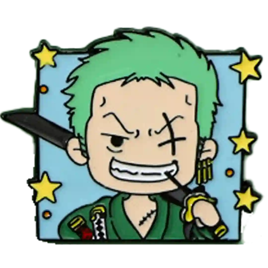 Pin - Zoro (One Piece) | Metal Esmaltado | 2.8 cm