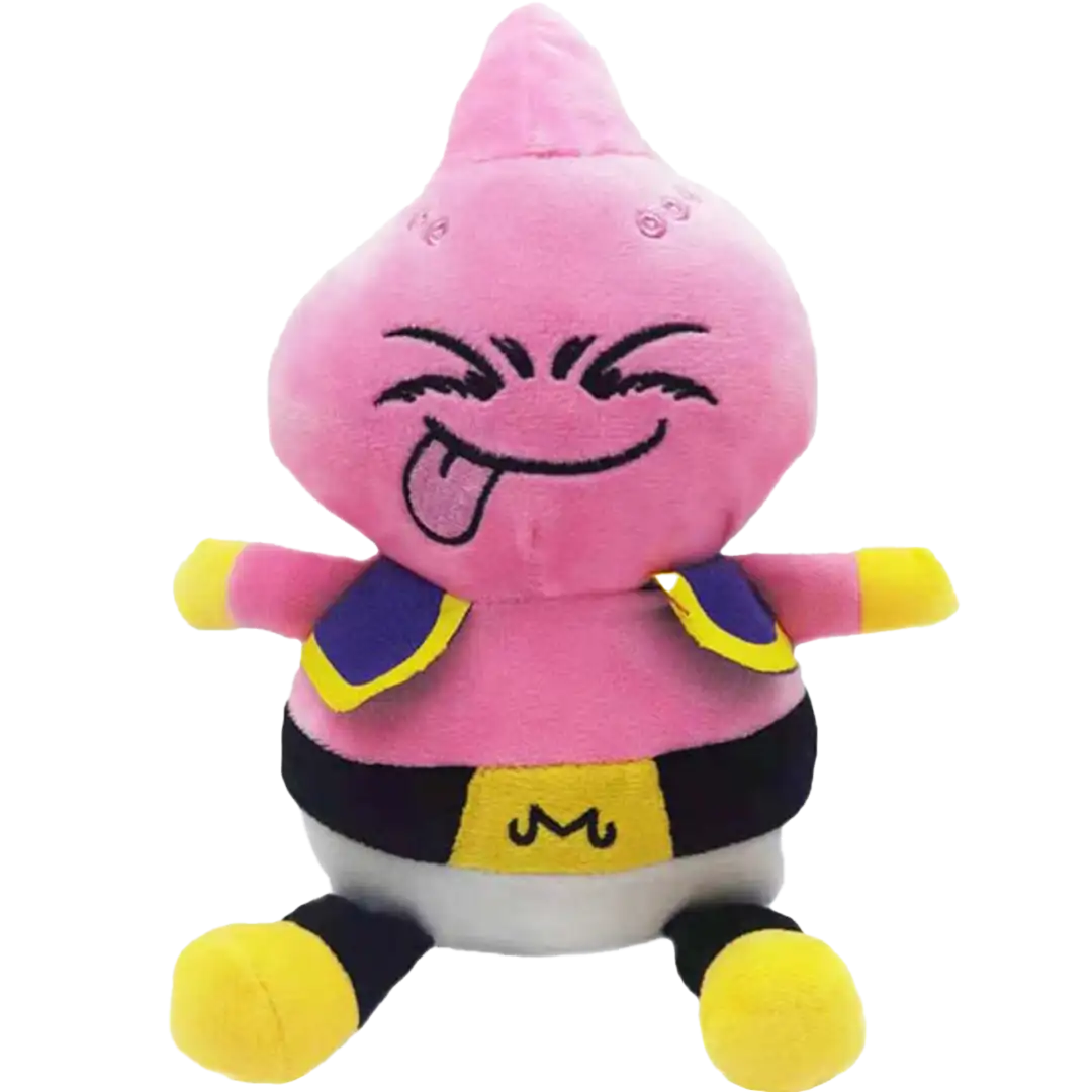 Peluche Majin Boo Mueca (Dragon Ball Z) | Felpa Suave | 20 cm