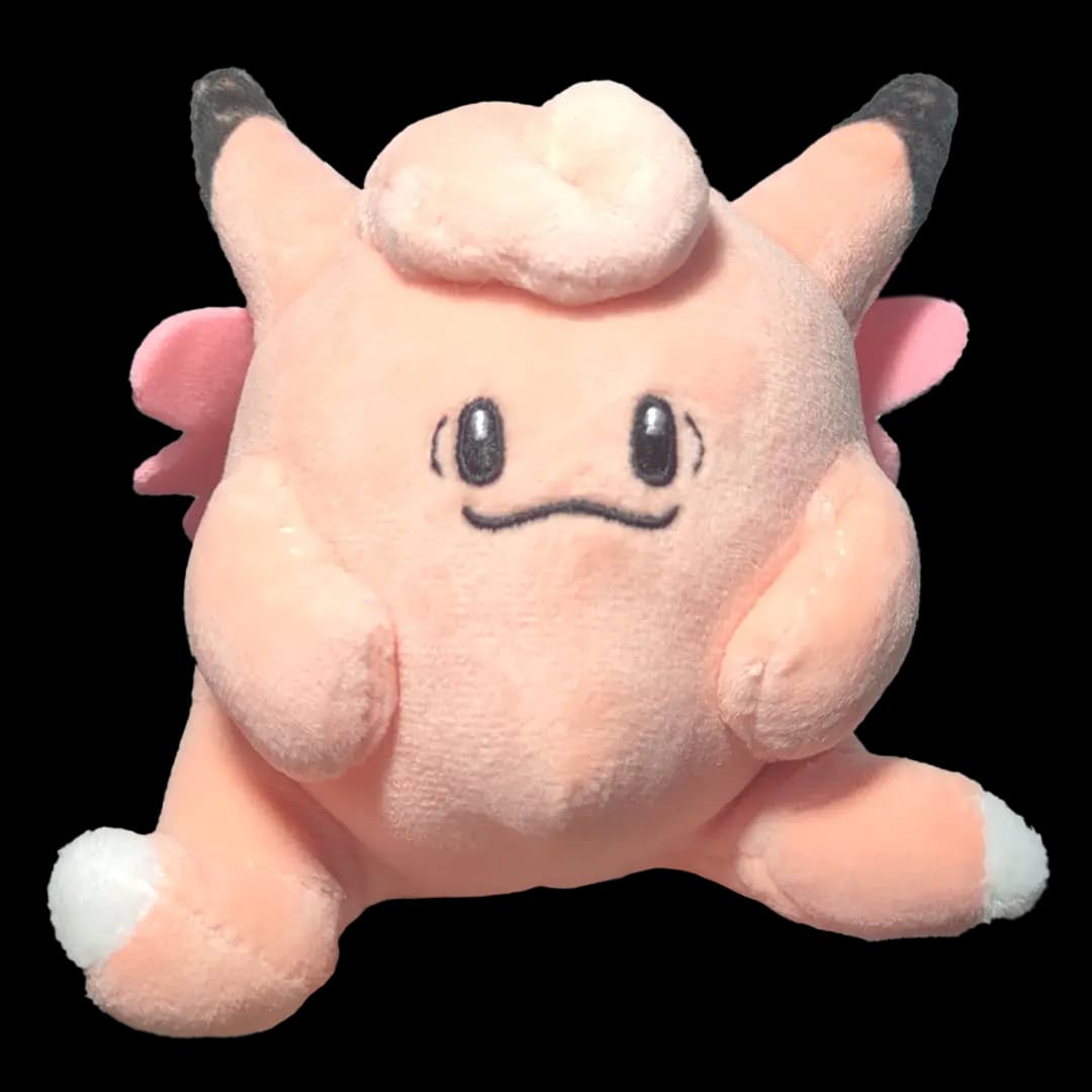 Peluche Llavero - Chibi Clefable (Pokémon) | Felpa Suave | 12 cm