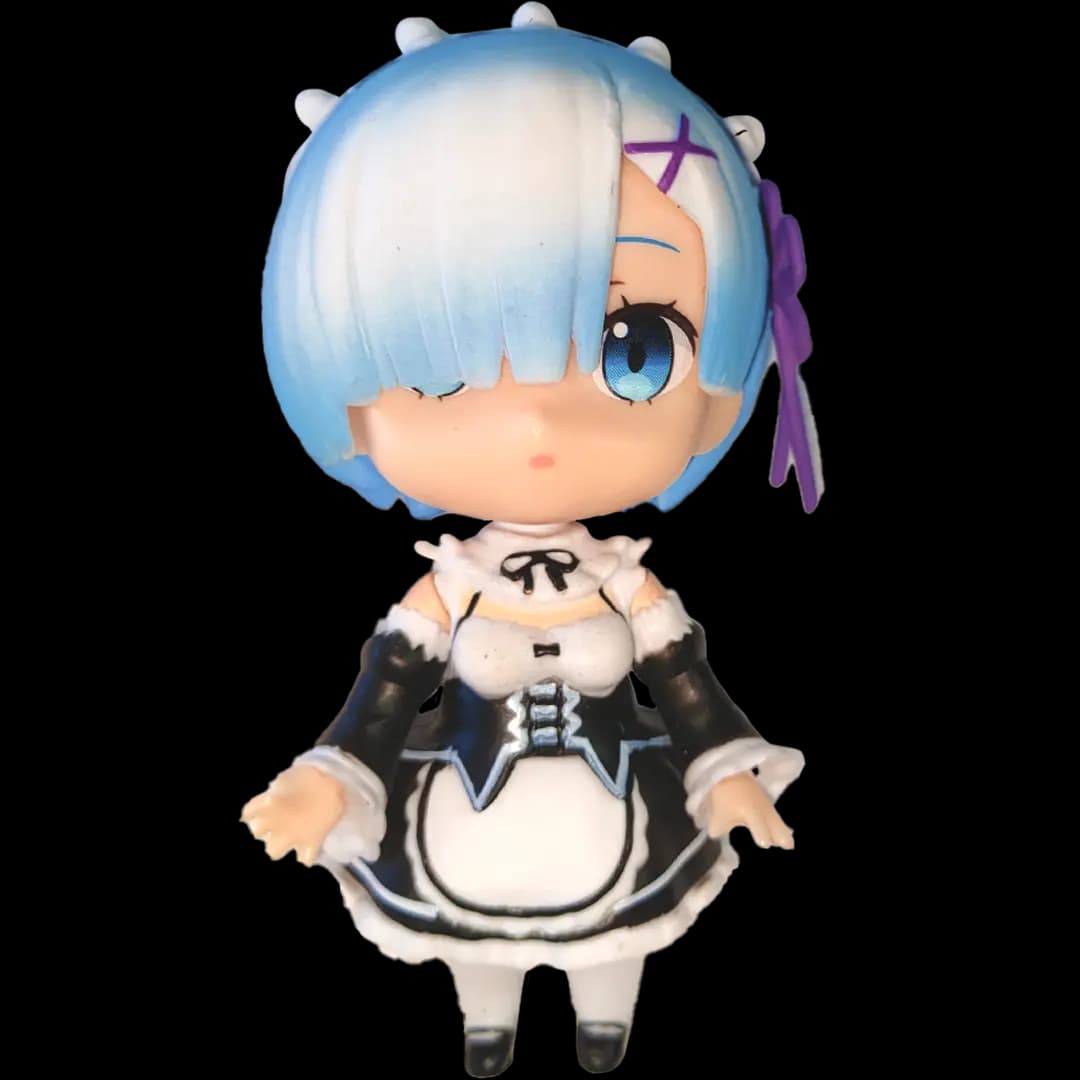 Figura Rem Chibi (Re:Zero) | PVC | 9 cm