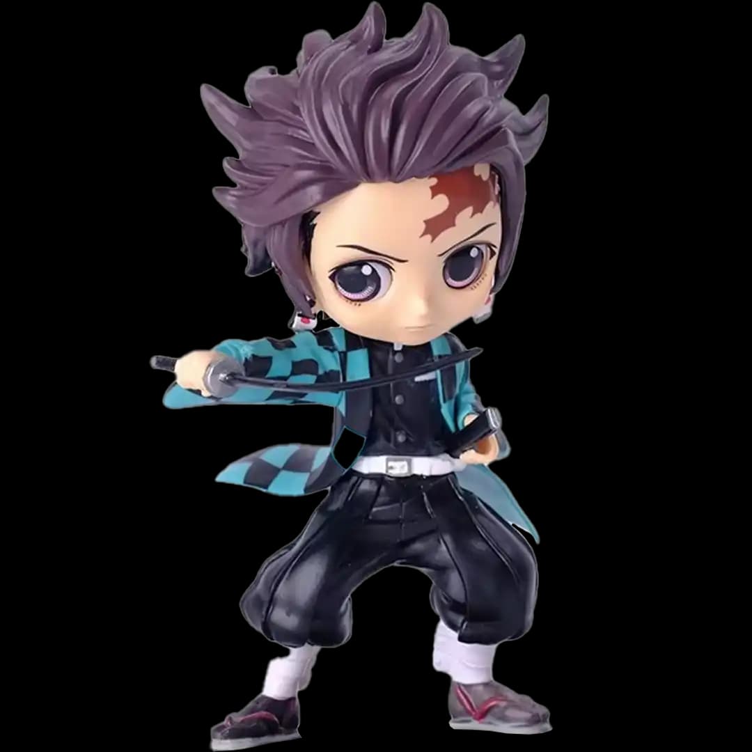 Figura Q Charm - Tanjiro Kamado (Kimetsu no Yaiba) | PVC | 15 cm