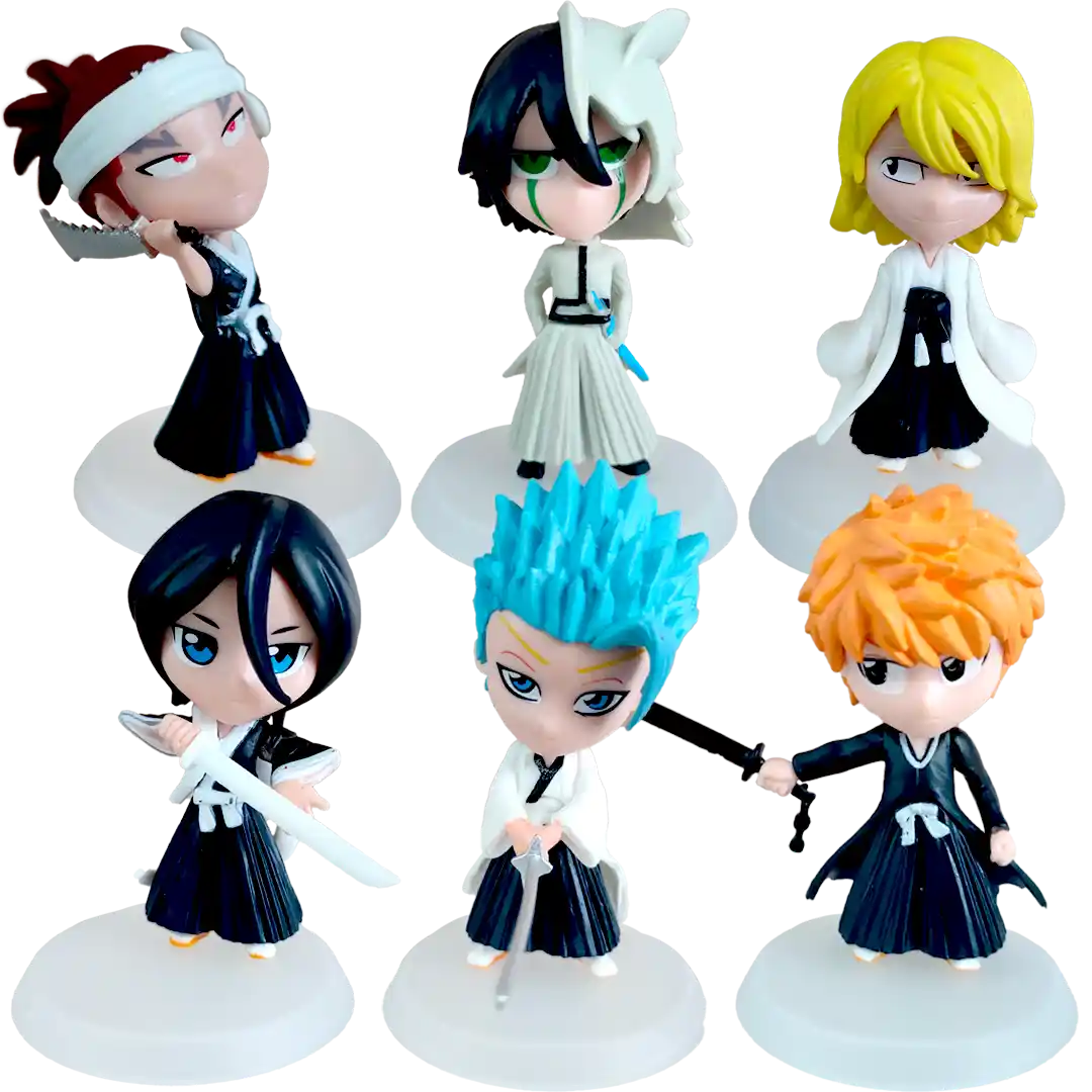 Set de 6 Figuras (Bleach) | PVC | 8 cm