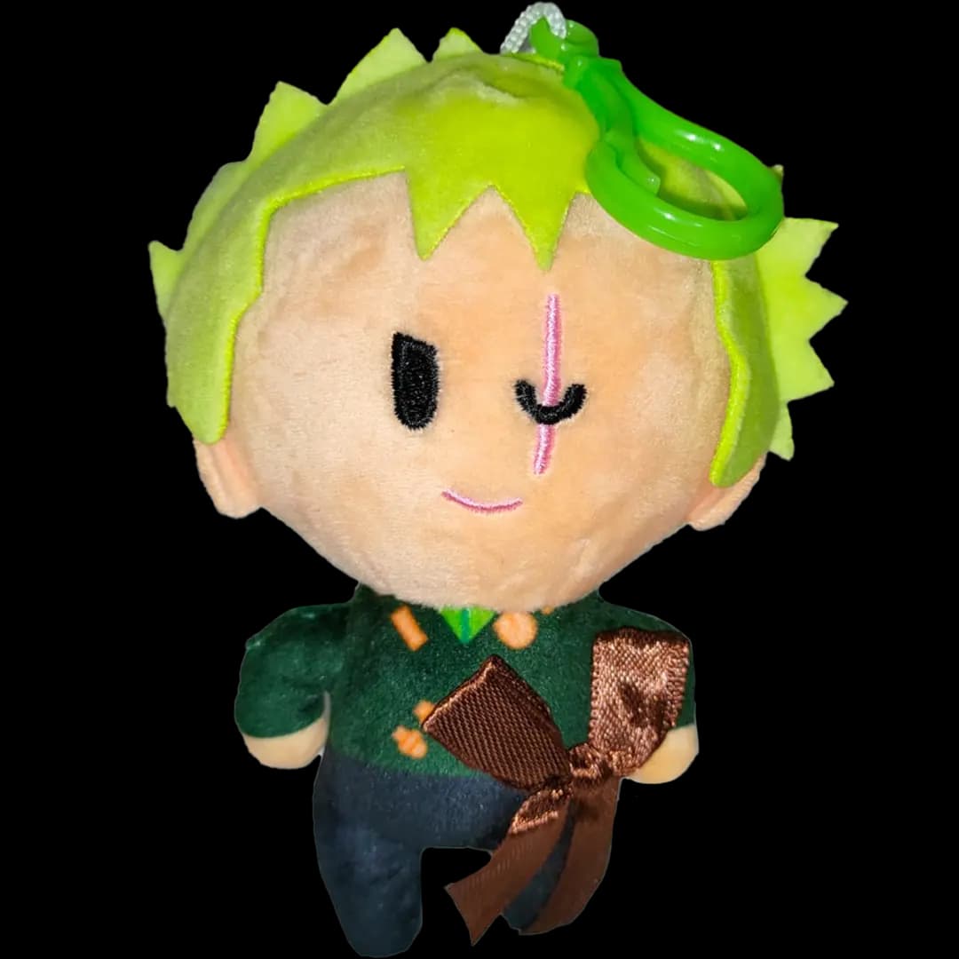 Peluche Llavero - Zoro (One Piece) | Felpa Suave | 11 cm